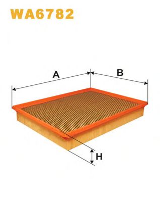 WIX FILTERS wa6782 -  Воздушный фильтр